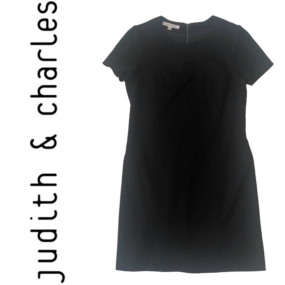JUDITH & CHARLES wool blend shift dress